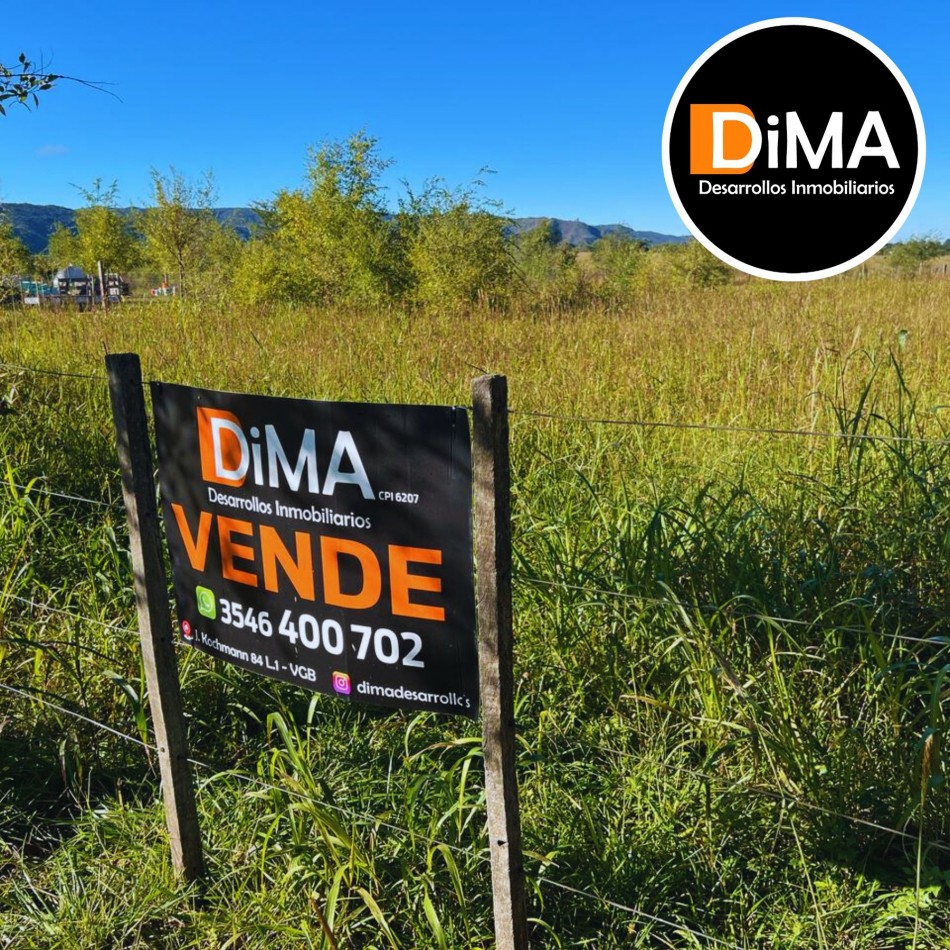 VENTA LOTE SOBRE RUTA 109 - VILLA GENERAL BELGRANO